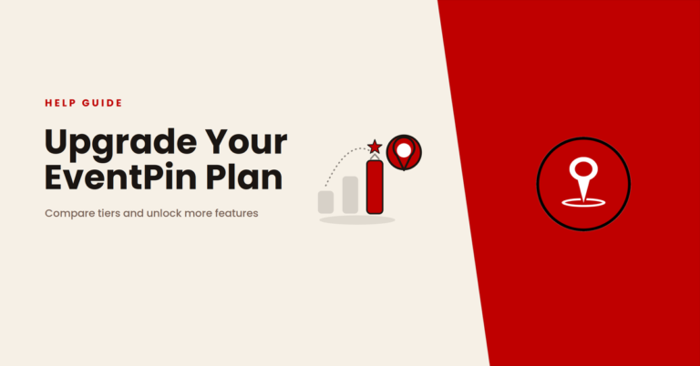 How to Upgrade to EventPin Plans
