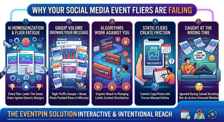 Why Your Social Media Event Fliers Are Failing (And What to Do About It)